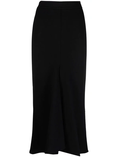 Marni Seam-detailed Asymmetric Skirt In Schwarz