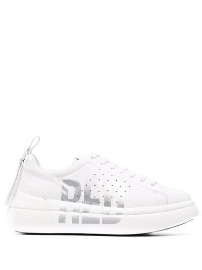 Redv Lace-up Platform Sneakers In White