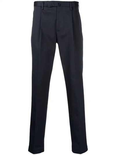 Incotex Mid-rise Straight-leg Trousers In Blue