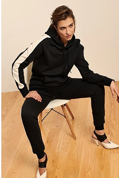 Madeleine Thompson Dixie Hoodie In Black