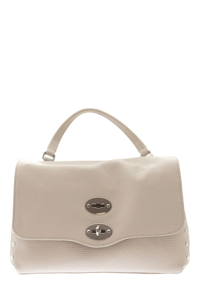 Zanellato Postina S Daily White Leather Handbag In Neutrals