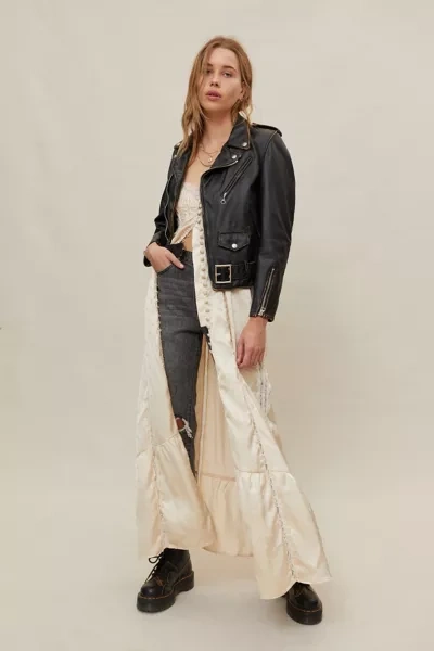 gathered front maxi dress Front Wrap Gathered Maxi Dress - Navy