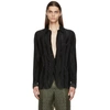 HAIDER ACKERMANN BLACK WORKWEAR JACKET