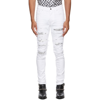 AMIRI WHITE BANDANA THRASHER JEANS