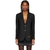 VERSACE BLACK OVERSIZED BLAZER