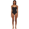 Alyx Open-back Buckle-detail Bodysuit In Mty0001 Black/silver