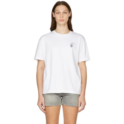 Off-white Abtract-print Arrows Graphic T-shirt In White