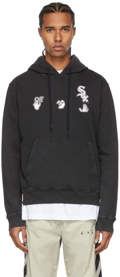 Off-white Black Mlb Edition Chicago White Sox Hoodie