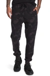 90 Degree By Reflex Brushed Fleece Joggers In Camo Black Combo