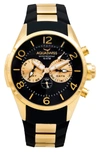 Aquaswiss Unisex Trax 5h Swiss Watch In Black/ Gold