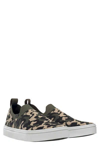 Reebok Katurna Onlux Slip-on Sneaker In Army Green/black/stucco