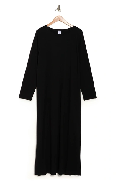 Melrose And Market Long Sleeve Knit Dress In Black