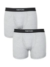 Tom Ford Pack Of Two Boxers In Grey