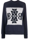 BARRIE EMBROIDERED CREW NECK SWEATSHIRT