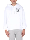 Alexander Mcqueen Men's Skull Sweatshirt In Bianco