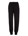 Alexander Mcqueen Cotton Sweatpants In Black/white