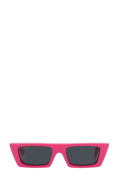 Off-white Marfa Sunglasses In Fuxia Acrylic