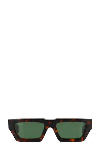 Off-white Manchester Sunglasses In Brown Acrylic