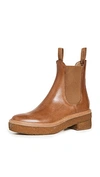 Loeffler Randall Crepe Sole Chelsea Boots In Safari