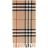 BURBERRY BROWN GIANT CHECK SCARF