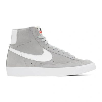 Nike Men's Blazer Mid 77 Casual Sneakers From Finish Line In Grey