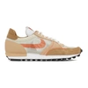 Nike Dbreak-type Mesh Sneakers In Light Bone/orange-grey