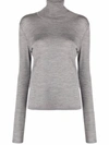 Totême Wool First Layer Turtleneck In Grey