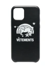 Vetements Black Unicorn Iphone 11 Pro Case In Black