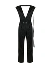 Rick Owens Drkshdw Black Performa Bodybag Jumpsuit In Black
