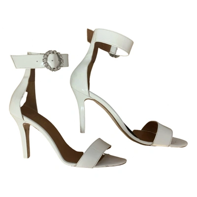 Pre-owned Paris Texas Leather Sandal In White