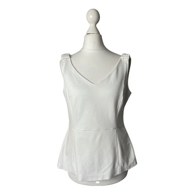 Pre-owned Kate Spade Vest In White