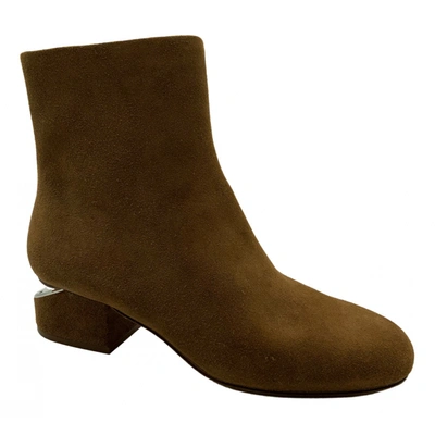 Pre-owned Alexander Wang Kori Ankle Boots In Brown