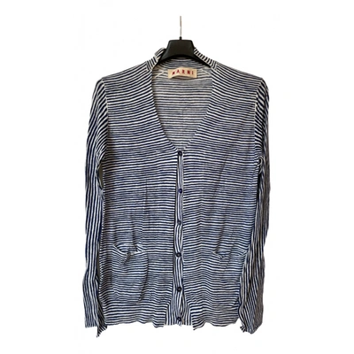 Pre-owned Marni Cardigan In Blue