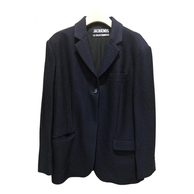 Pre-owned Jacquemus La Collectionneuse Blazer In Navy