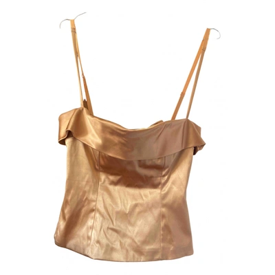 Pre-owned Dolce & Gabbana Camisole In Gold