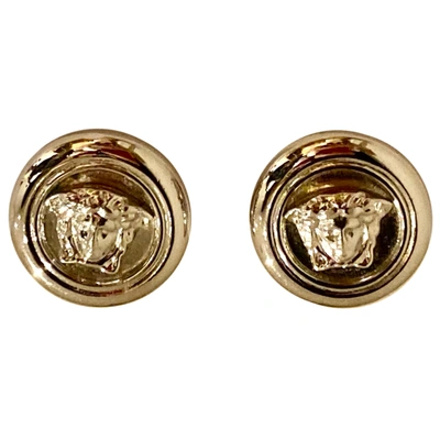 Pre-owned Versace Earrings In Silver