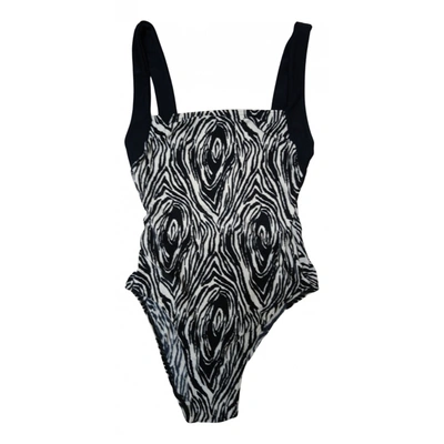 Pre-owned Saint Laurent One-piece Swimsuit In Black