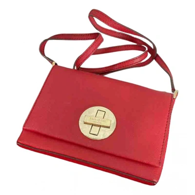 Pre-owned Kate Spade Leather Crossbody Bag In Red