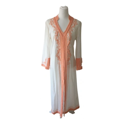 Pre-owned Moon River Maxi Dress In White