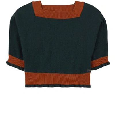 A Monday In Copenhagen Kids' Nora Sweater Ponderosa Pine In Green