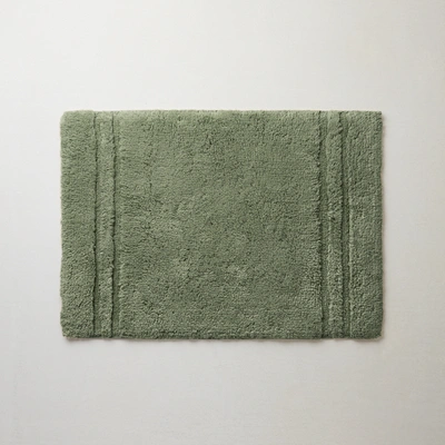 Ralph Lauren Payton Bath Rug In Solid Sage Green