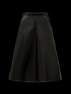 Moncler Genius 2 Moncler 1952 Faux Leather Midi Skirt In Black