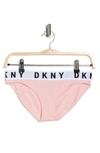 Dkny Boyfriend Collection Bikini Panties In Lotus/white/black