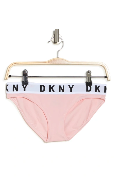 Dkny Boyfriend Collection Bikini Panties In Lotus/white/black