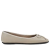 Aerosoles Catalina Ballet Flat In Nude Leather
