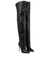 Paris Texas 115mm Over The Knee Boots In Black