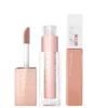 Maybelline Lifter Gloss And Superstay Matte Ink Lipstick Bundle (various Shades) In 55 Driver
