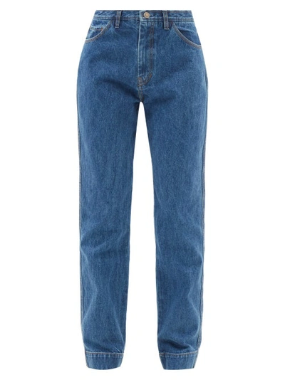 Rejina Pyo Alfie High-rise Straight-leg Jeans In Blue