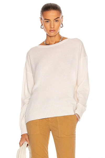 Nili Lotan Cashmere Boyfriend Sweater In Ivory