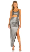 SUPERDOWN MIYAH 裙子 – 银色,SPDW-WD1679